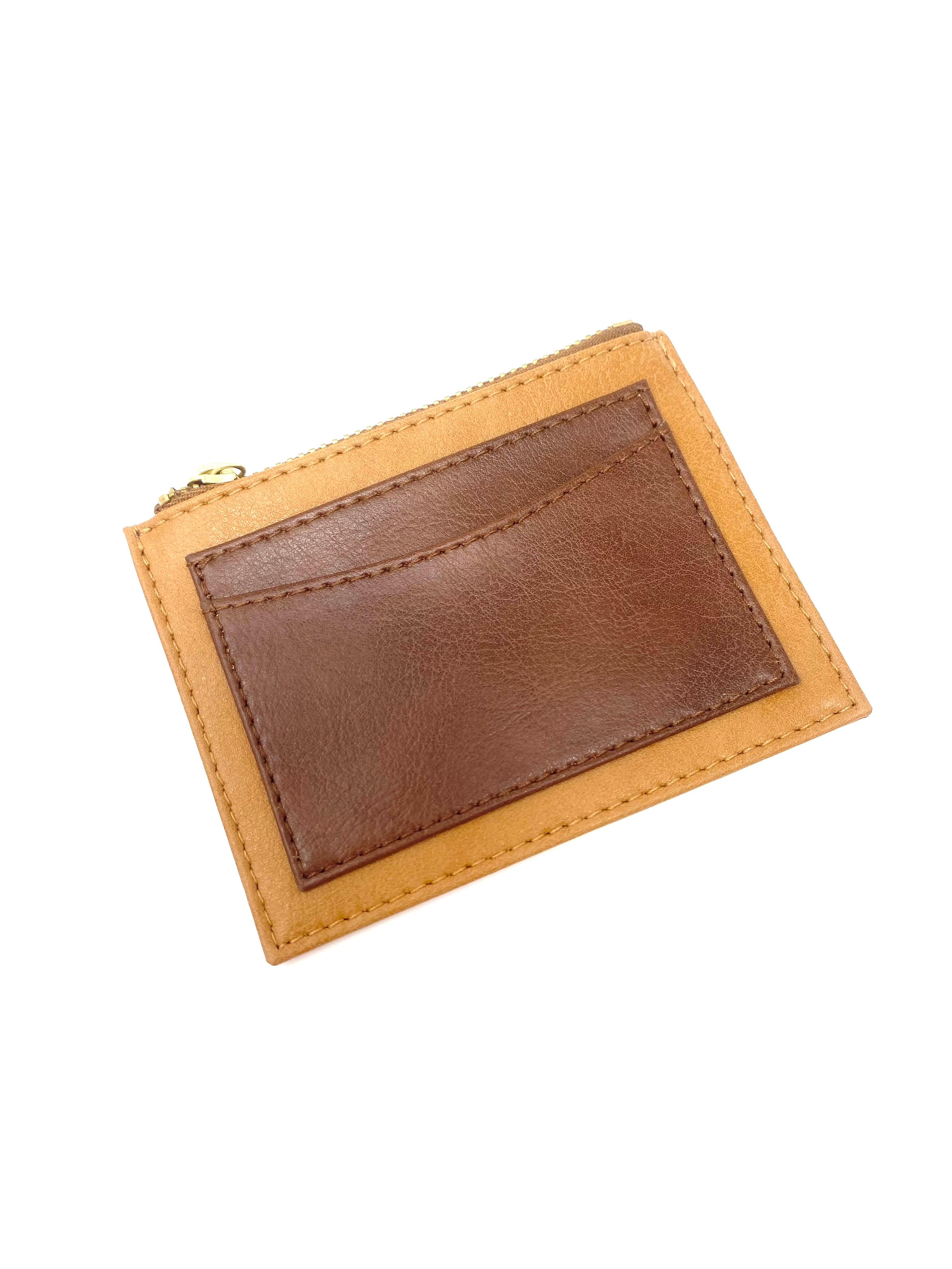 Novacas Brit Wallet in Camel/Tan - Genuine Leather Slim Bifold Wallet for Men - Perfect for Everyday Use, Travel & Business
