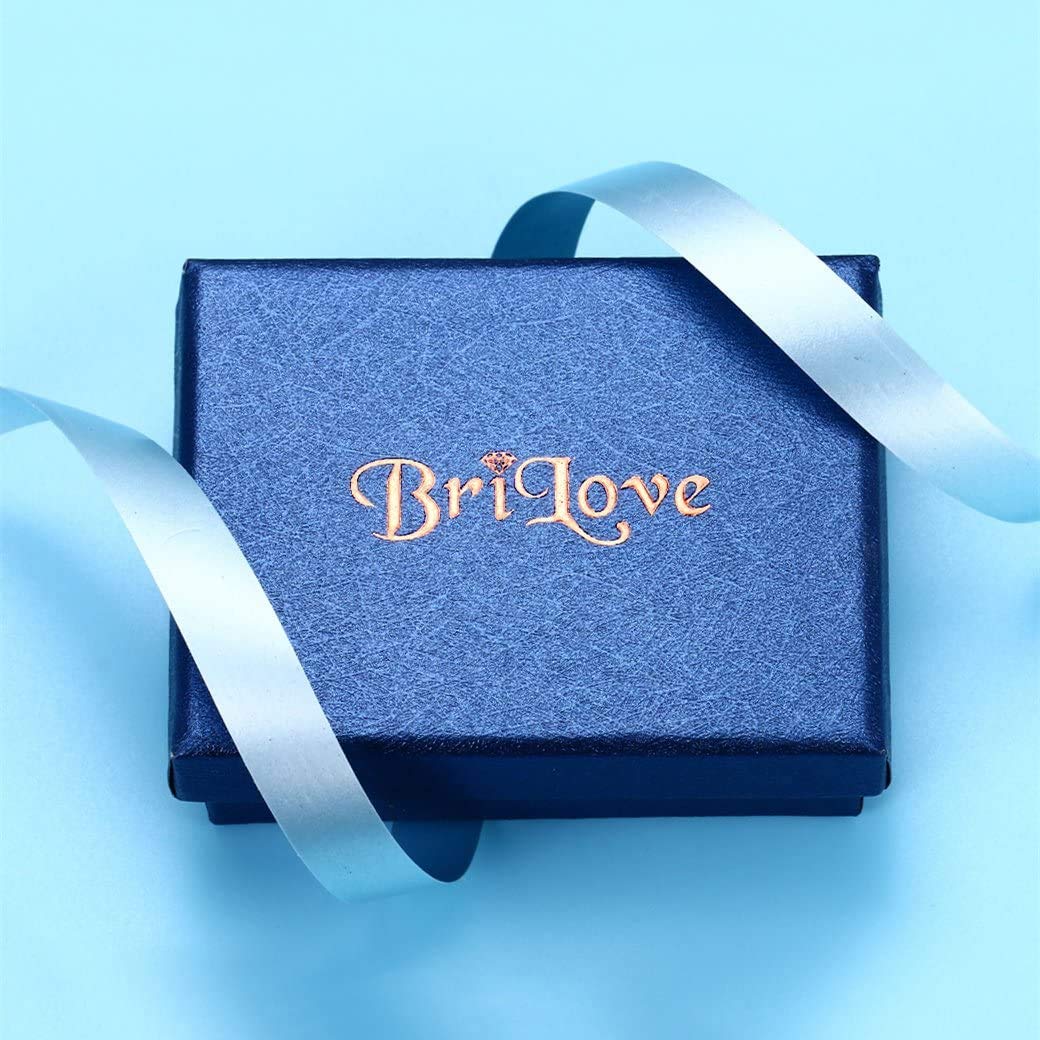 BriLove Fashion Simulated Pearl Enamel Rose Flower Stud Earrings for Women - Elegant Jewelry Gift for Brides, Party & Everyday Wear