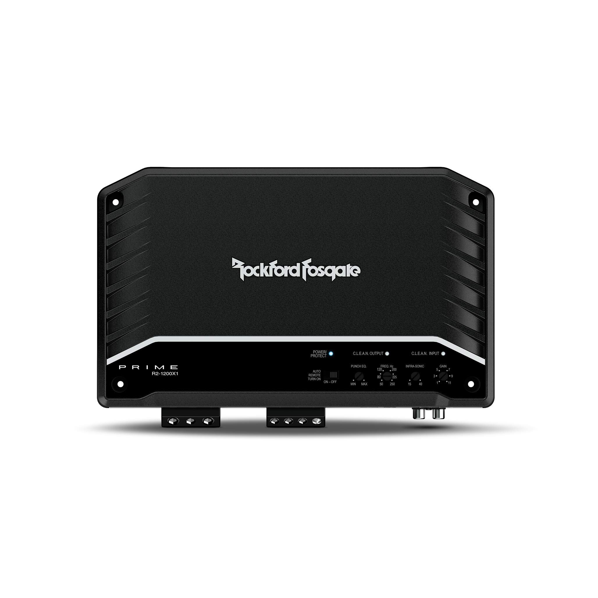 Rockford Fosgate R2-1200X1 Prime Series 1200W Mono Subwoofer Amplifier - Certified Renewed | Powerful Bass Boost for Car Audio & Home Theater Systems