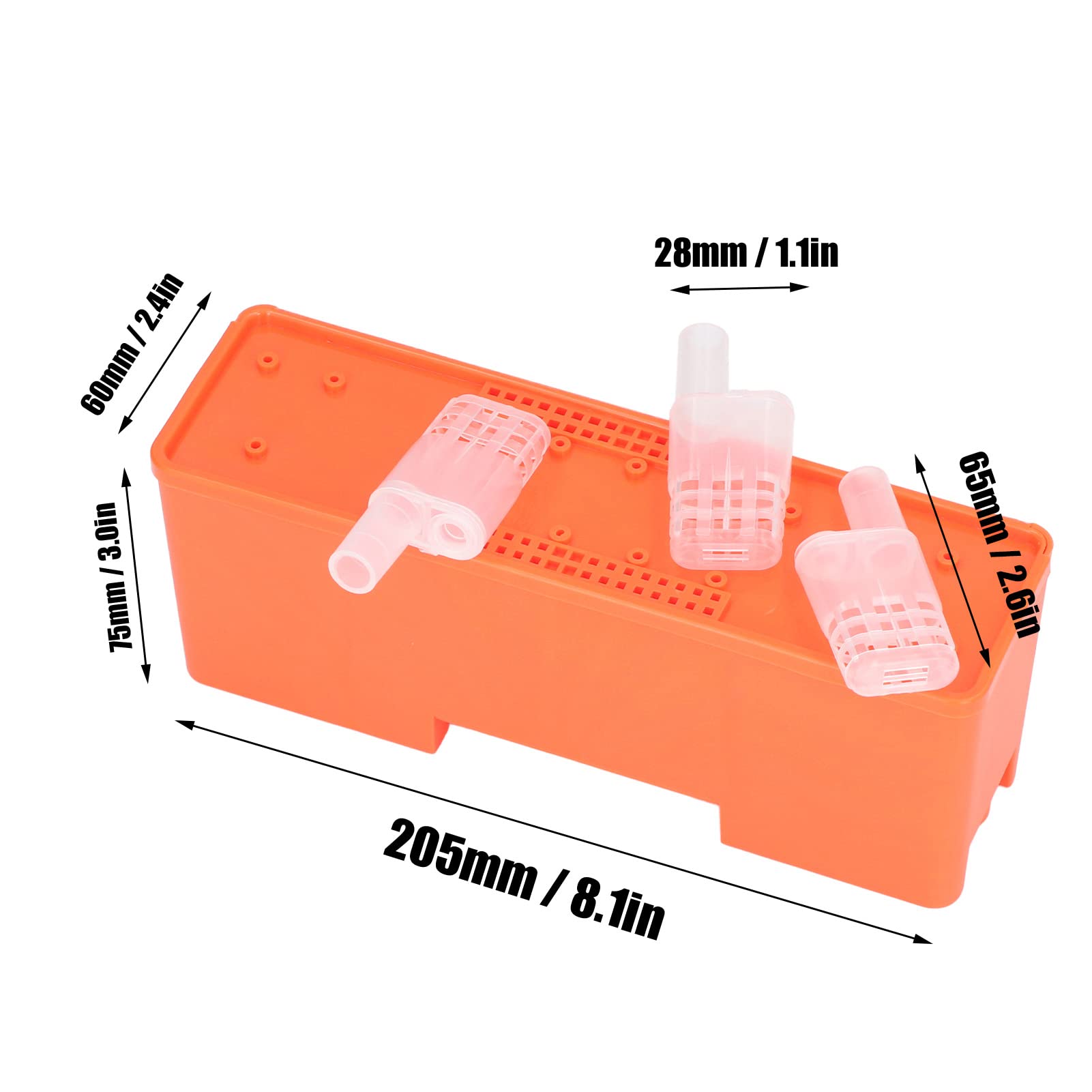 20Pcs Queen Bee Rearing Cage - Transparent Beekeeping Tool for Queen Bee Transport & Breeding | Lightweight & Easy Installation | Perfect for Beekeepers & Apiary Management