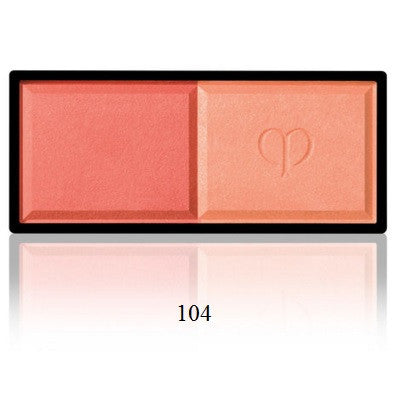 Long-Lasting Powder Blush Duo Refill - Natural Matte & Shimmer Finish for Cheeks | Perfect for Everyday Wear & Special Occasions