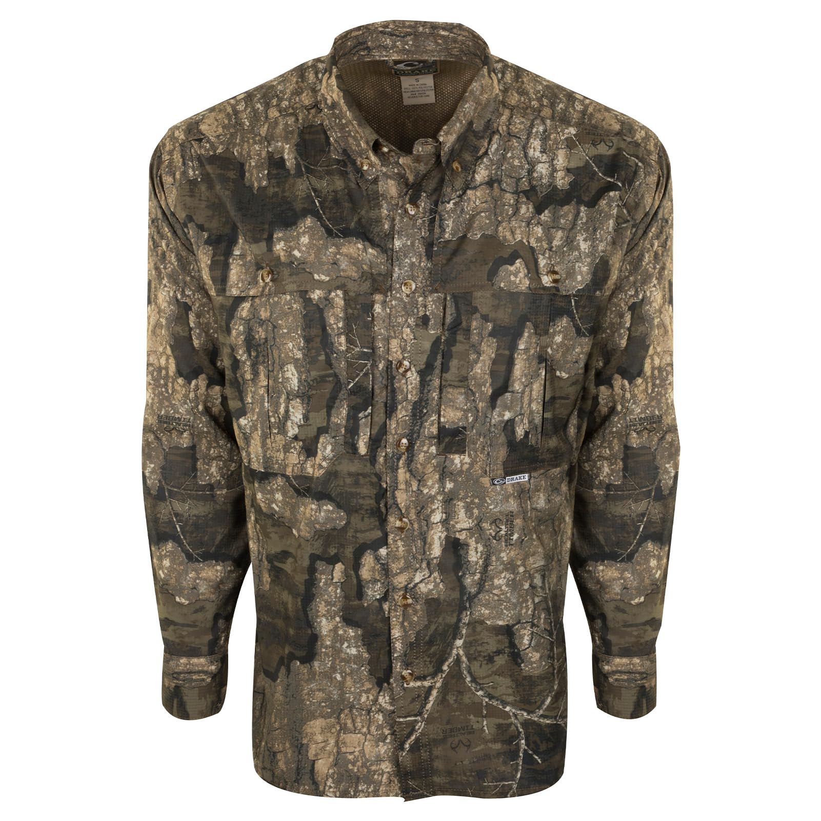 Drake Men's Est Camo Flyweight Hoodie - Lightweight Camouflage Pullover for Outdoor Activities, Hiking & Streetwear Fashion