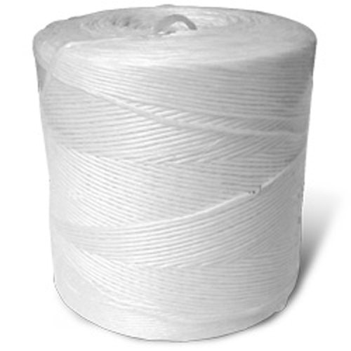 **Premium Polypropylene Spiral Wrap Tying Twine - 160 lbs Tensile Strength, 850 ft/lb, White (10# Tube, 4 Spiral Wraps) - Ideal for Bundling, Packaging & Securing Heavy Loads**