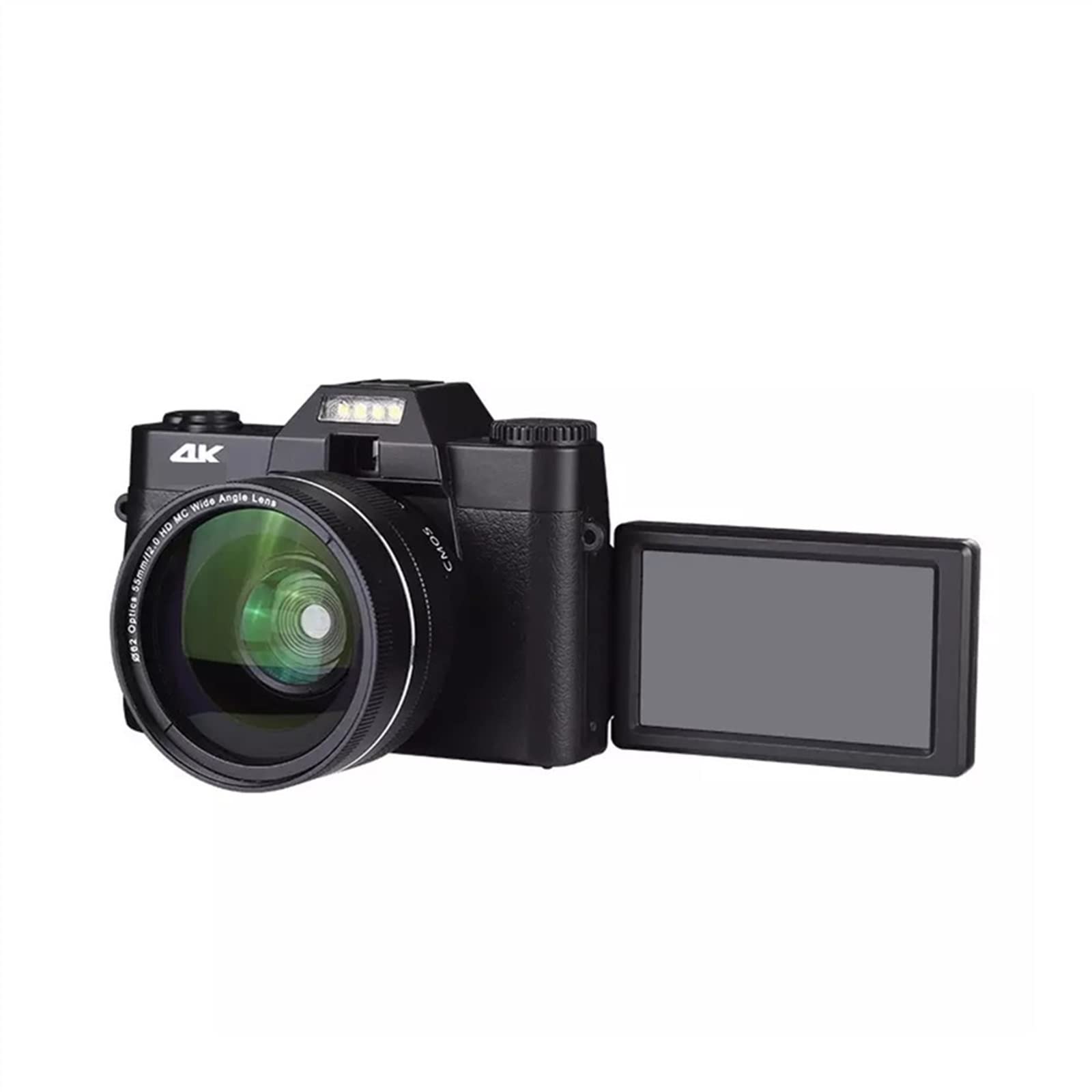 AUBEST 4K Digital Video Camera Camcorder - 48MP Photography, Rotatable Screen, Compact & Retro Design for Vlogging, YouTube, Travel Recording (Includes 128GB TF Card) - Perfect for Content Creators, Travel Vlogging & Family Events