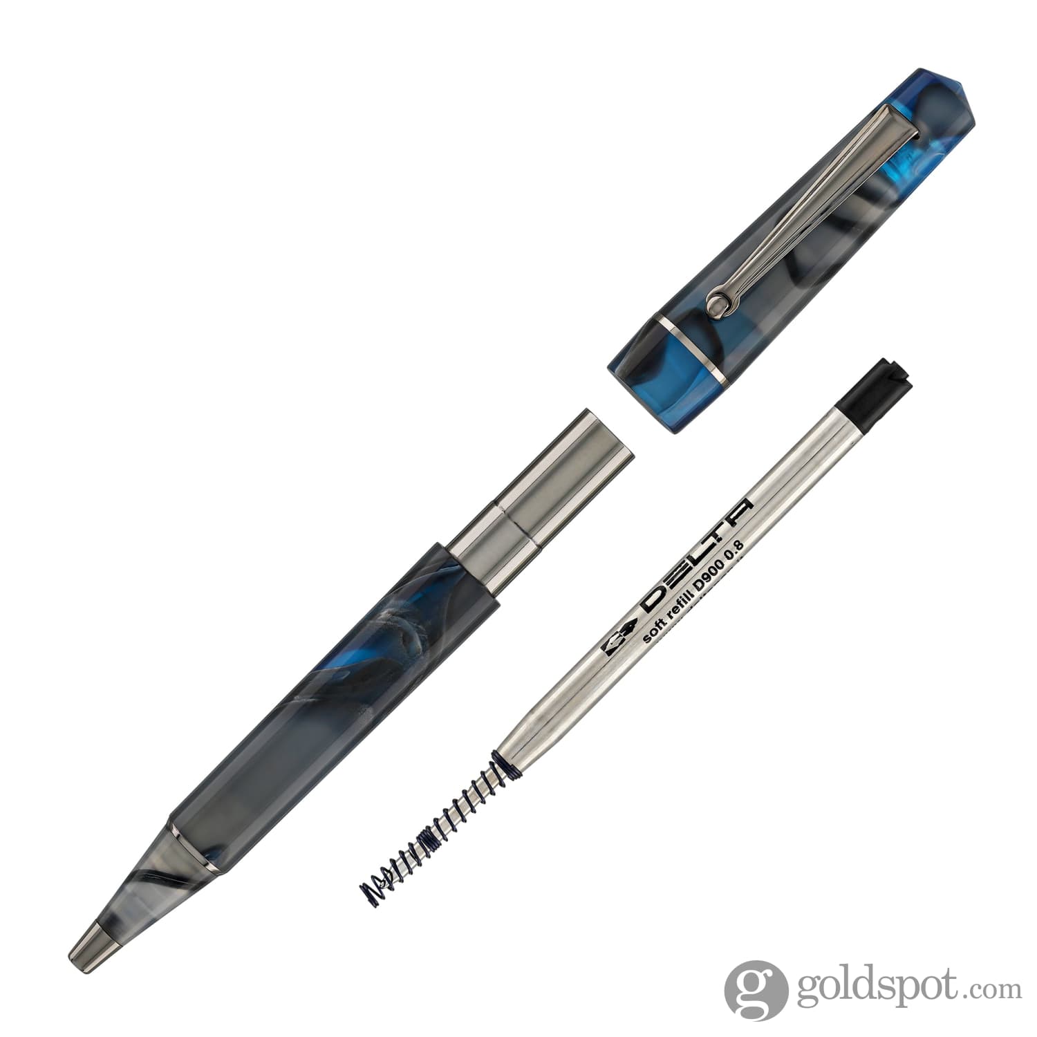 Delta Duna Grey Ballpoint Pen - Premium Writing Instrument for Office, School & Everyday Use