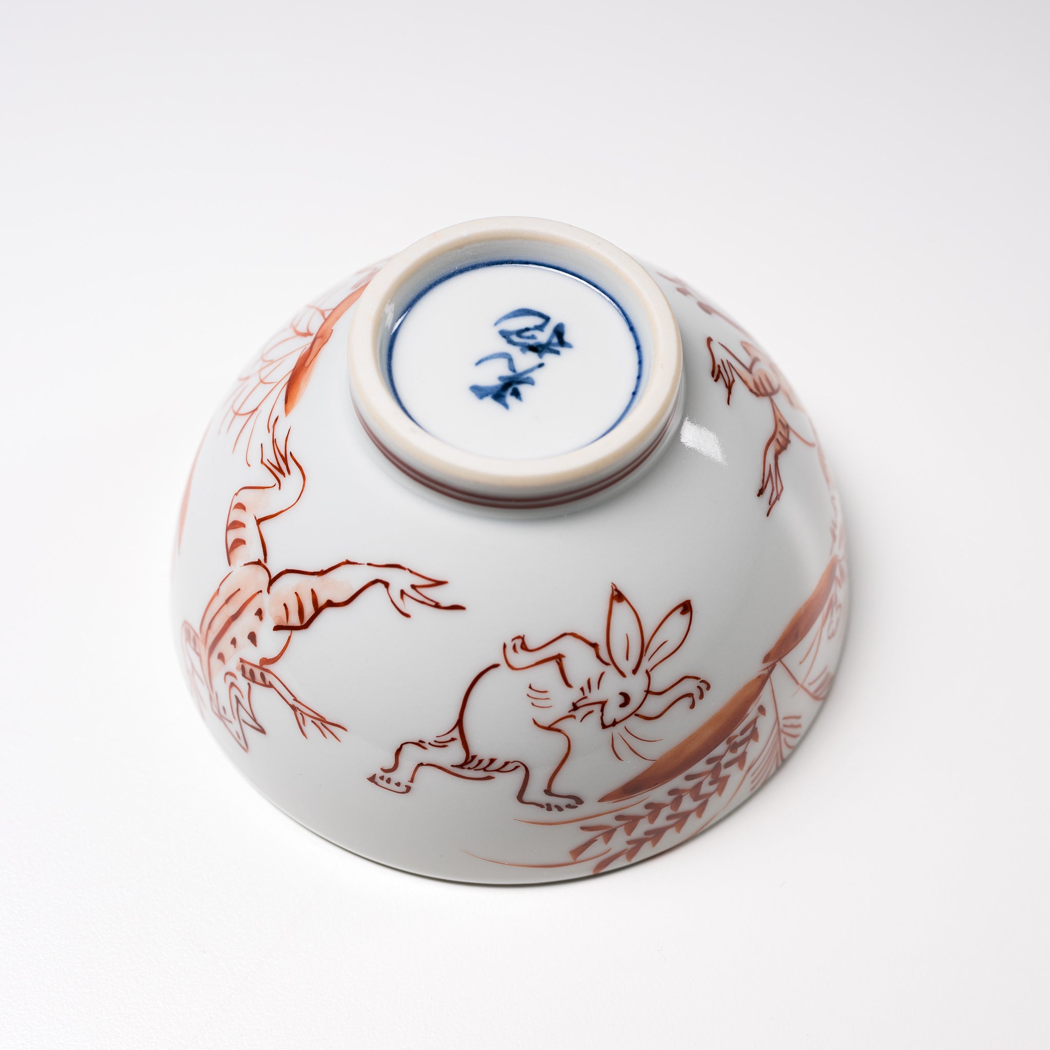Handmade Kyoto Kiyomizu Ware Kumidashi Tea Cup - Red Kozanji Design, Authentic Japanese Ceramic for Matcha, Sencha & Tea Ceremonies - Perfect Gift for Tea Lovers & Zen Decor