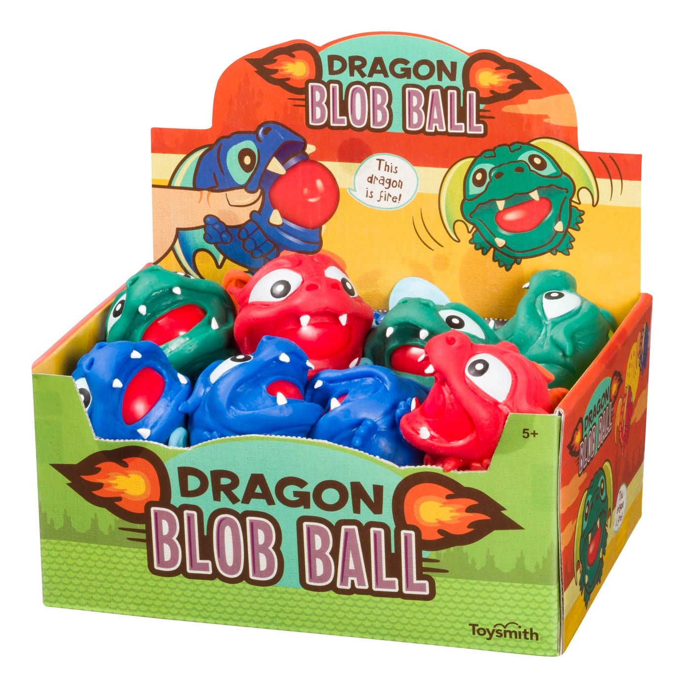 Blob Squeeze Ball Dragon - Stress Relief Fidget Toy for Kids & Adults - Fun Sensory Play & Anxiety Relief - Perfect for Home, Office, School & Travel