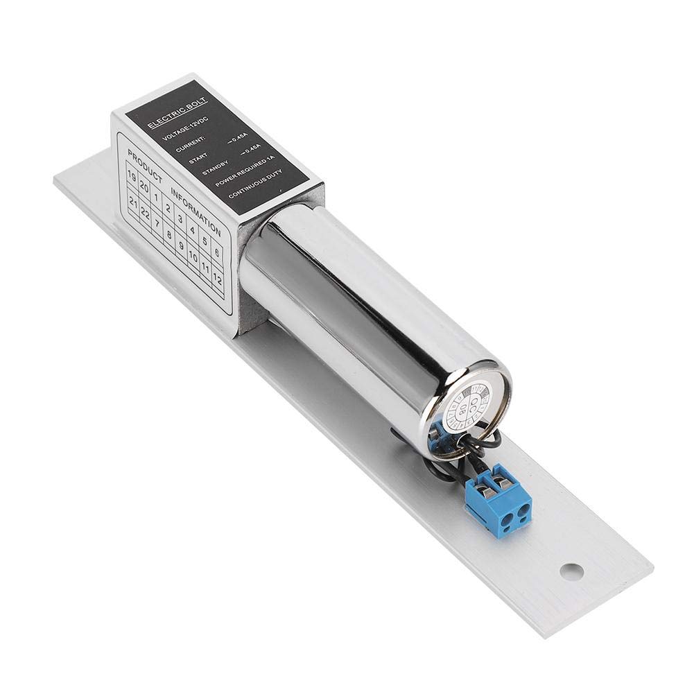 12V Electric Bolt Lock - 2-Wire Security Door Lock for Glass, Wood & Metal Doors | Access Control System | Ideal for Homes, Offices & Commercial Buildings