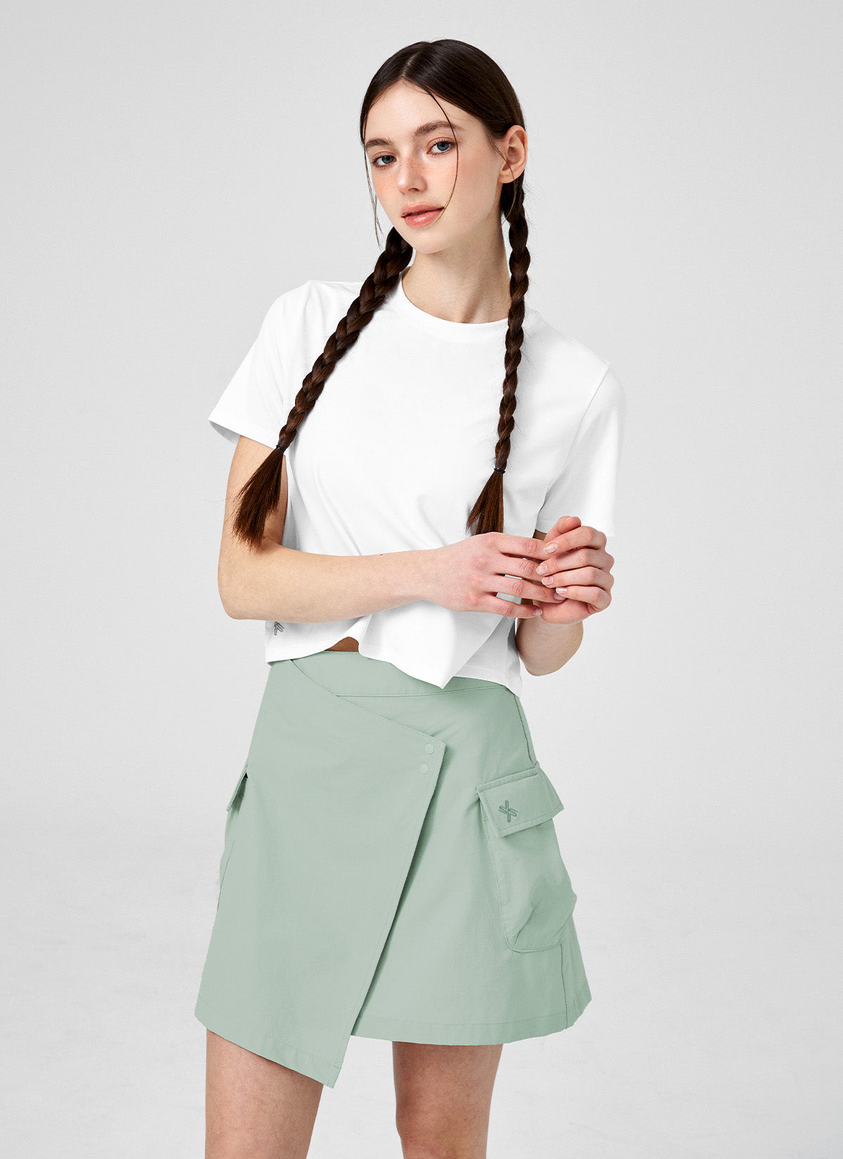 Stylish Dual Grip Layered Wrap Skirt for Women - Comfortable & Fashionable Skirt for Casual Wear, Beach, Travel & Summer Outfits
