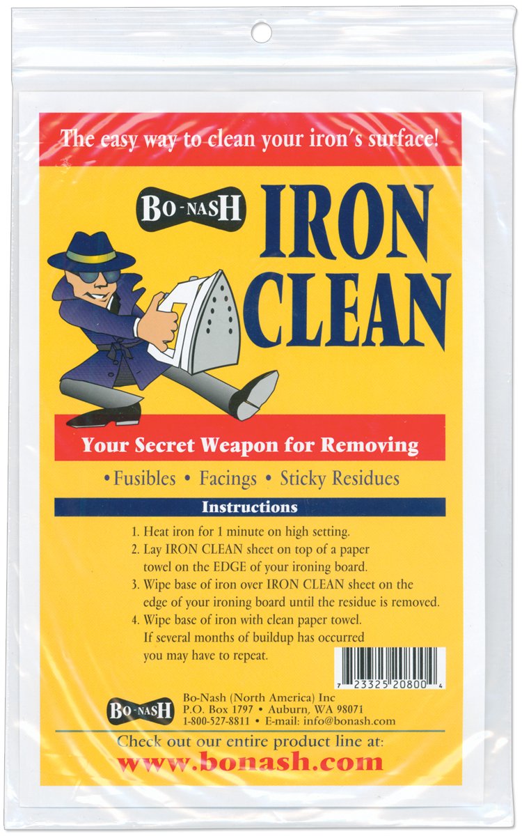 Bo-Nash Iron Clean Cleaning Cloths - 10 Pack | Premium Stainless Steel Cleaning Cloths for Kitchen, Grill & Cookware | Effortless Rust & Grease Removal for Shiny Surfaces
