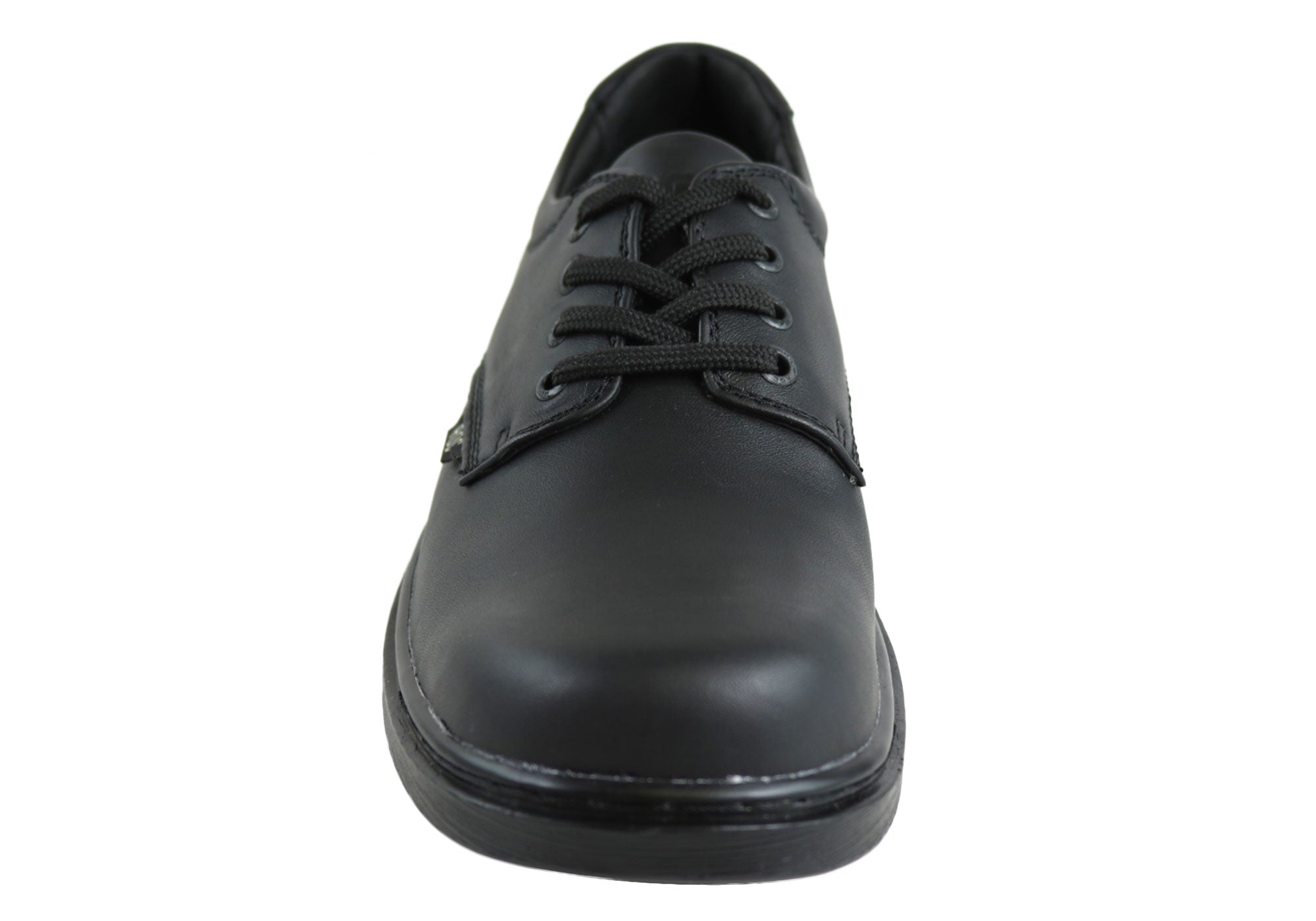 ROC Strobe Senior Lace-Up Comfortable Leather School Shoes for Boys & Girls - Perfect for Classrooms, Daily Wear and School Activities