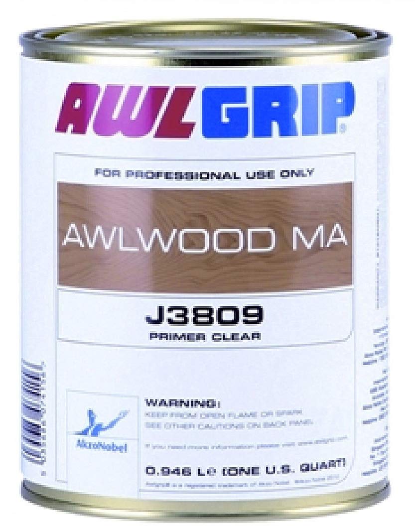 Awlgrip Awlwood Ma Primer Clear Quart - High-Performance Marine Wood Primer for Boats & Outdoor Furniture | Perfect for Yacht Deck Restoration & Wood Protection