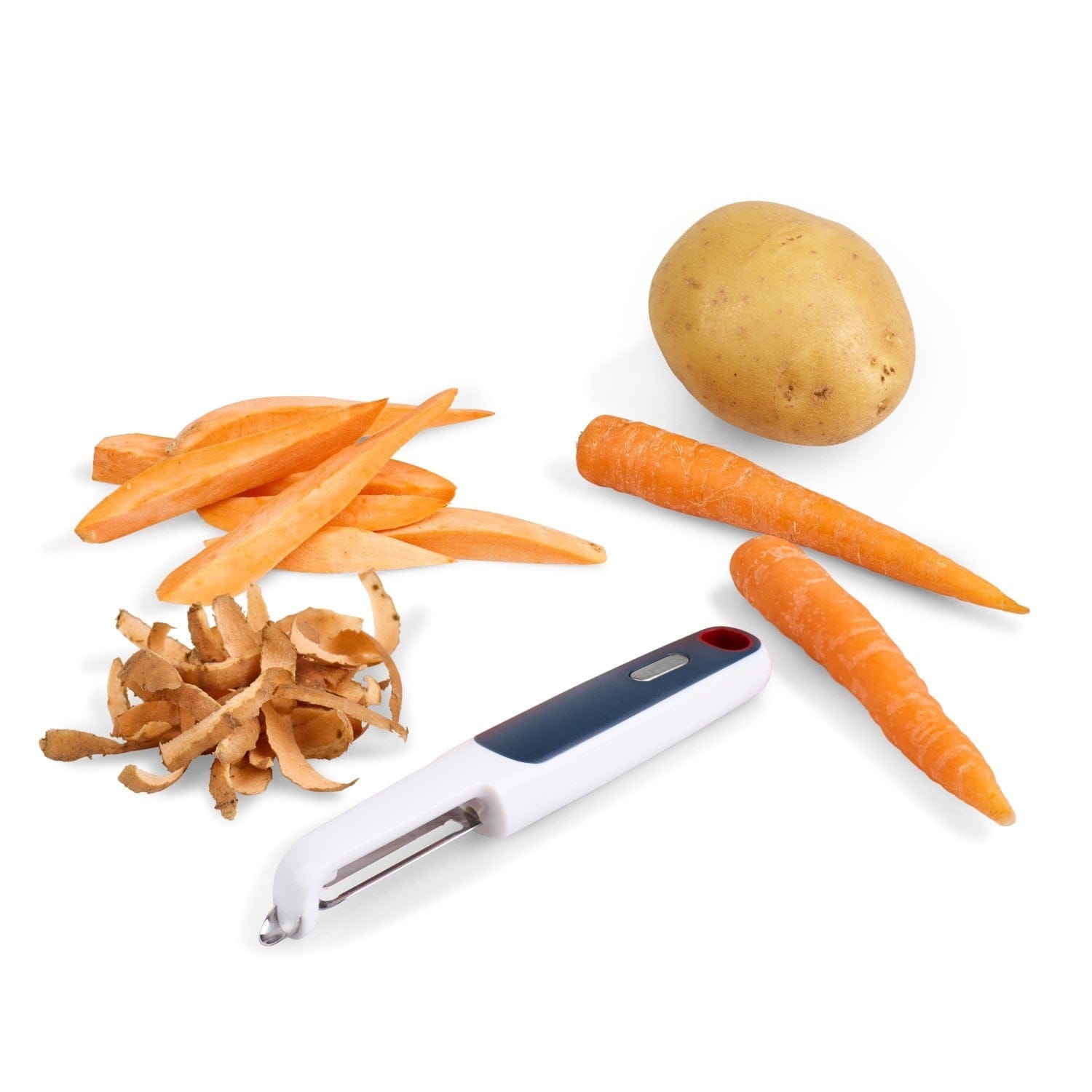 Zyliss 2-Piece Smooth Glide Swivel Peeler & Soft Skin Peeler Set - Professional Vegetable & Fruit Peelers for Effortless Kitchen Prep