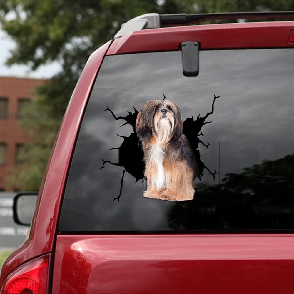 Lhasa Apso Car Decals - Vinyl Stickers for Cars & Windows - Dog Lover Gift