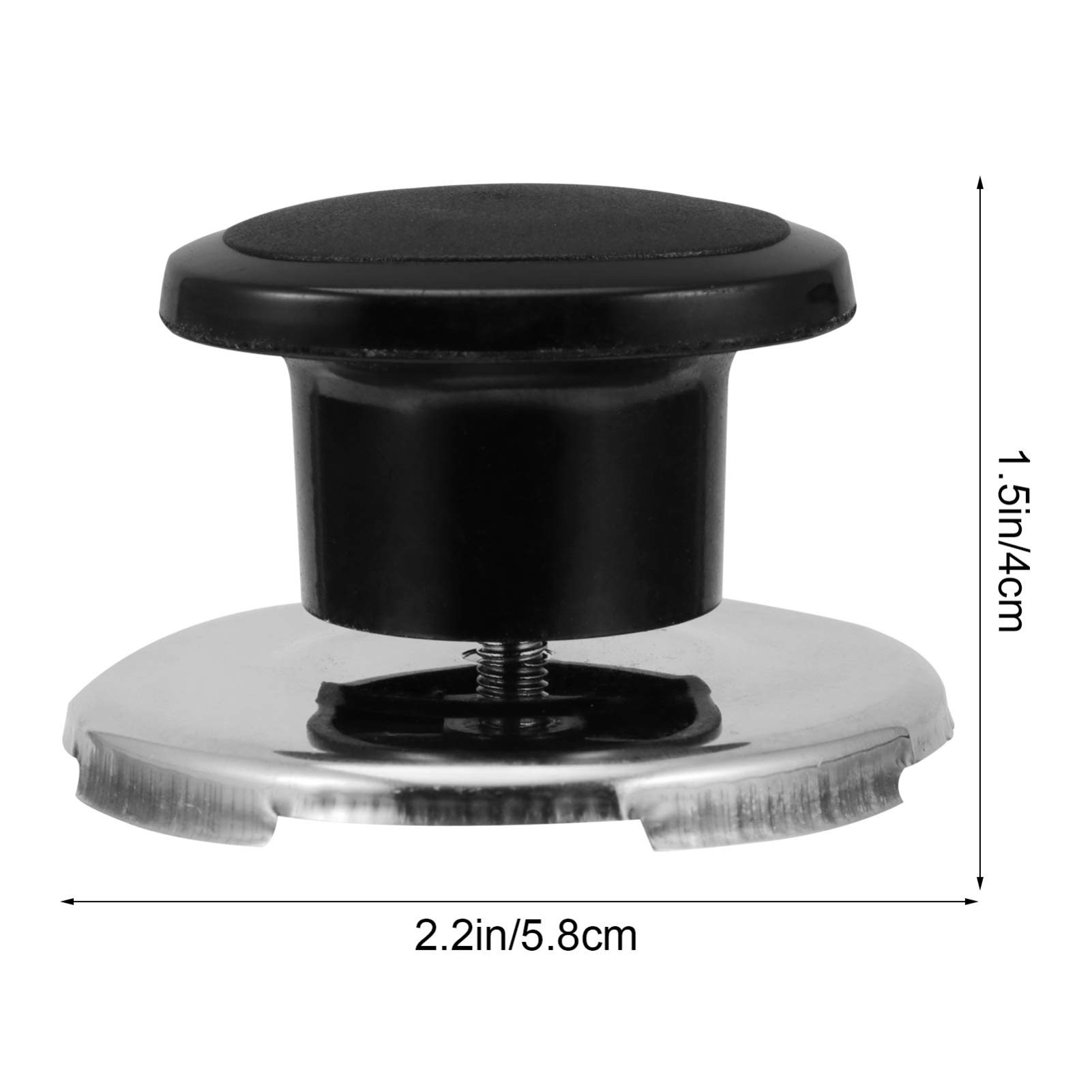 Hemoton 4-Piece Stainless Steel Tea Kettle Lid Knobs - Heat Resistant Pot Handle Replacement for Stovetop Kettles - Perfect for Tea Making, Cooking & Kitchen Safety (Vocalize Model)