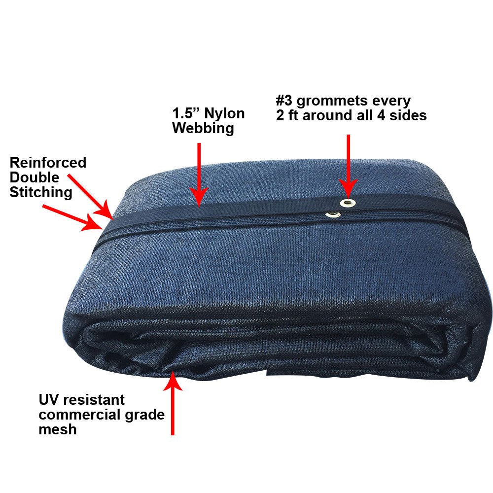 Premium 90% UV Blocking Shade Sail - Xtarps MP Mighty Products Sun Protection Canopy for Patio, Garden, and Poolside Outdoor Use