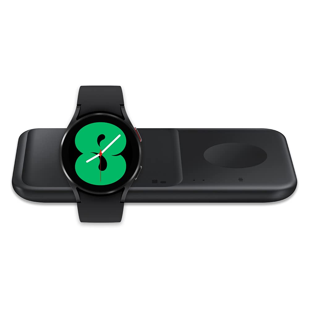 Samsung Galaxy Watch 4 40mm LTE Smartwatch - Black (US Version) with Fast Wireless Charging Pad | Heart Rate Monitor, Sleep Tracking, Fitness Tracker | Perfect for Workouts, Running & Daily Use