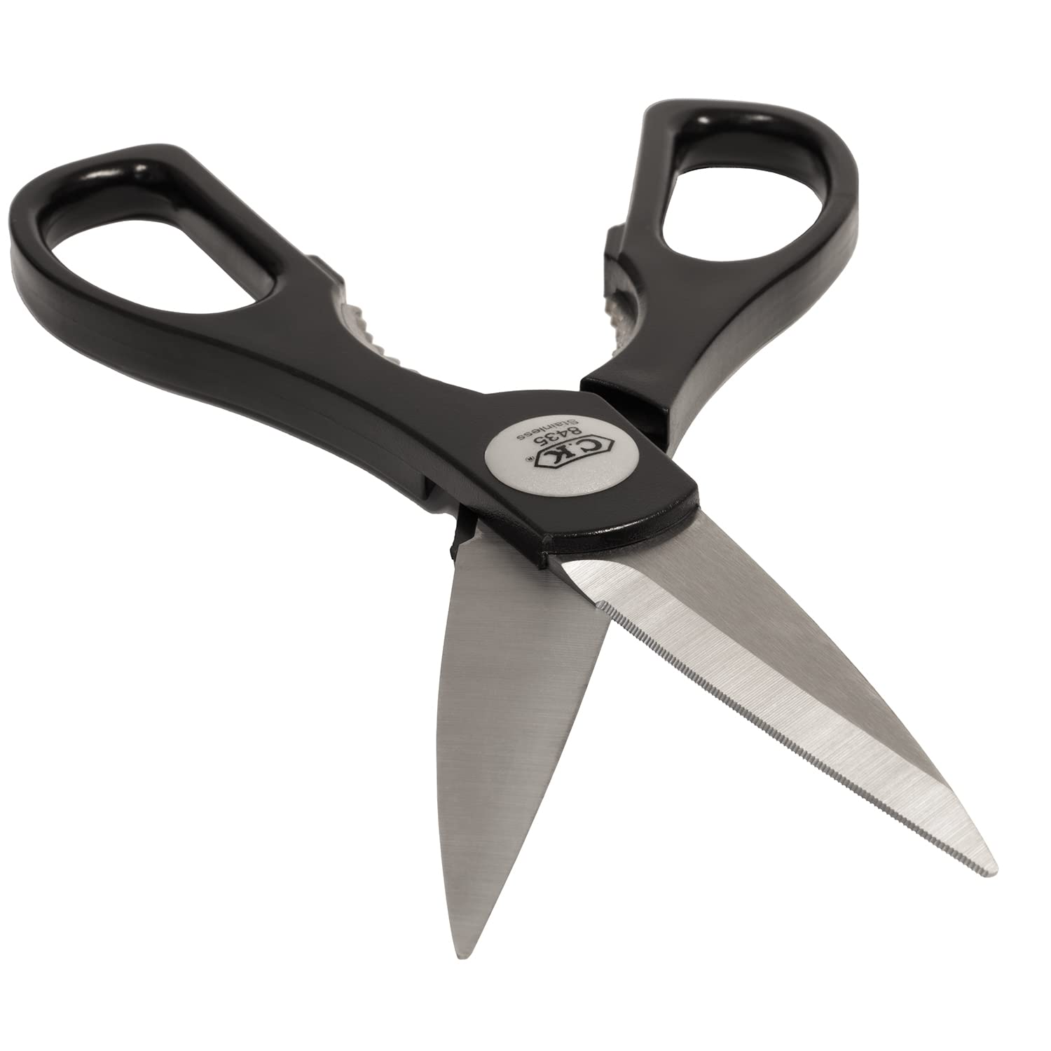 Universal Scissors - Multi-Purpose Sharp Stainless Steel Scissors for Home, Office, Crafting & Packaging | Heavy Duty All-Purpose Cutting Tool for Paper, Fabric, Cardboard & More