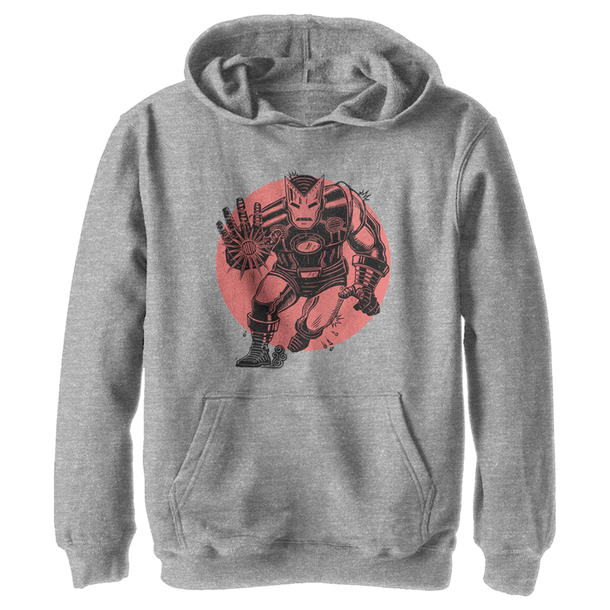 Marvel Iron Man Kids' Red Sun Hoodie - Superhero Costume & Casual Wear for Boys & Girls | Perfect for Halloween, Cosplay, and Everyday Play