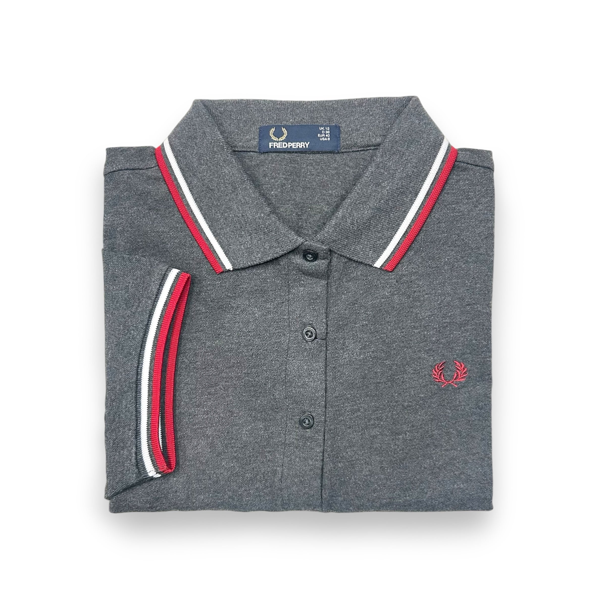 Fred Perry Women's Twin Tipped Polo Shirt - Classic Casual Tennis & Golf Wear for Ladies