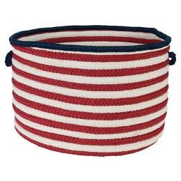 Patriot Basket 18''x12'' - Red White & Blue Decorative Storage Basket for Home Organization | Perfect for Laundry, Toys, and Holiday Decor
