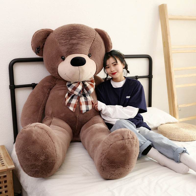 Giant Life Size Bow Tie Teddy Bear - Large Plush Stuffed Animal for Gifts, Decor, and Cuddling | Perfect for Birthdays, Valentine's Day, and Nursery Decorations