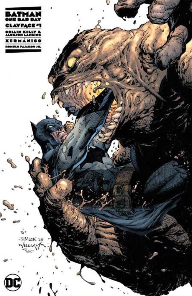 Batman One Bad Day Clayface #1 Comic Book - Cover B Variant by Jim Lee, Scott Williams & Alex Sinclair | DC Comics Collector's Edition, Perfect for Superhero Fans & Graphic Novel Enthusiasts