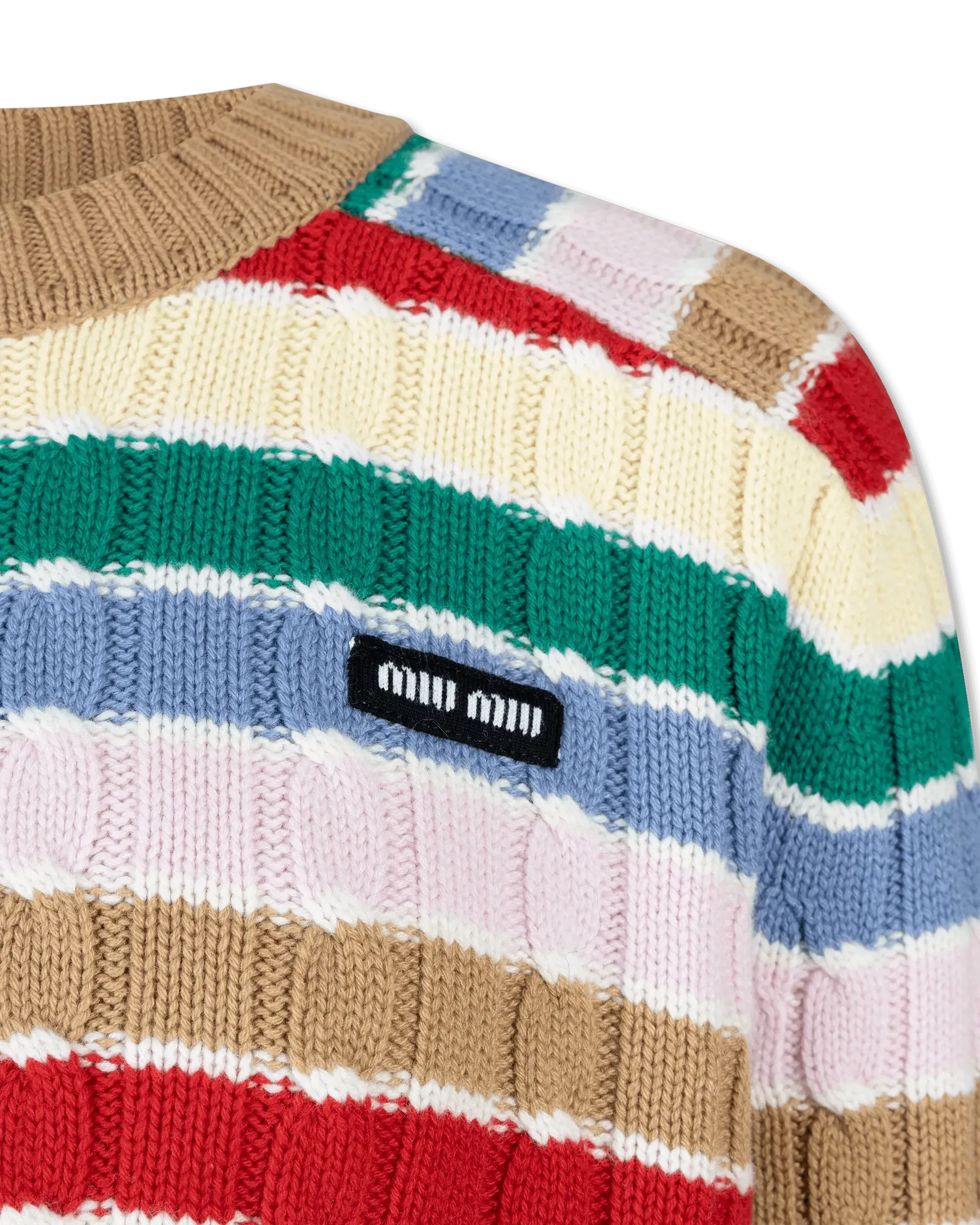 Soft Cashmere Striped F5 Crop Top Sweater for Women - Trendy Winter Knitwear for Casual Outings & Date Nights