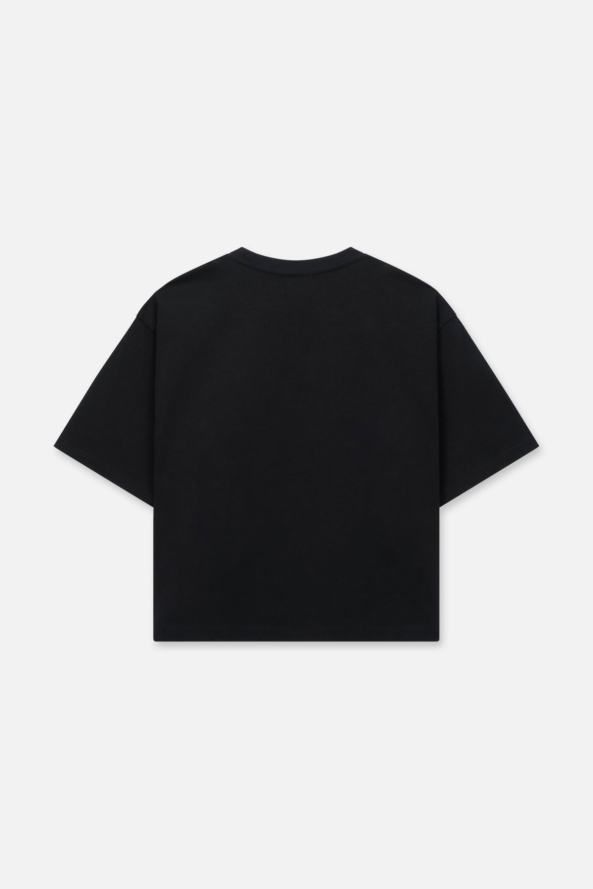 Austin Cropped Short Sleeve T-Shirt for Women | Black Graphic Tee with License Plate Design | Casual Streetwear Top for Everyday Wear & Summer Outfits