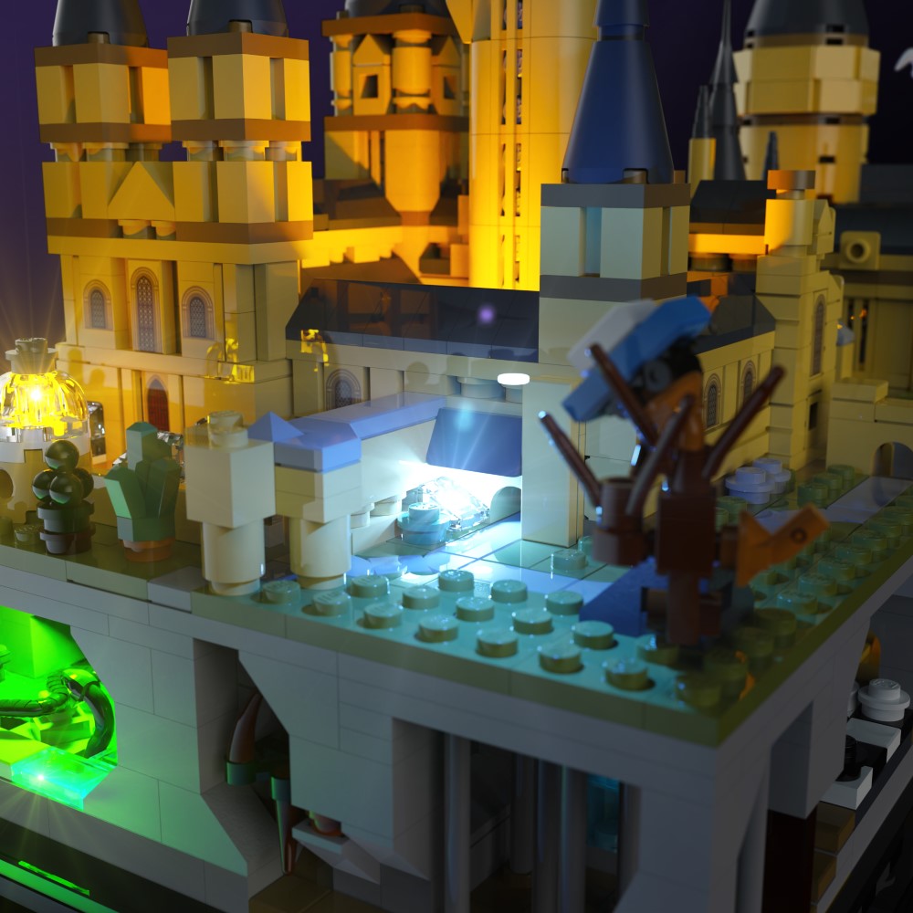 LEGO® Hogwarts Castle & Grounds #76419 Light Kit - LED Lighting Set for LEGO® Harry Potter Castle - Perfect for Display & Nighttime Illumination