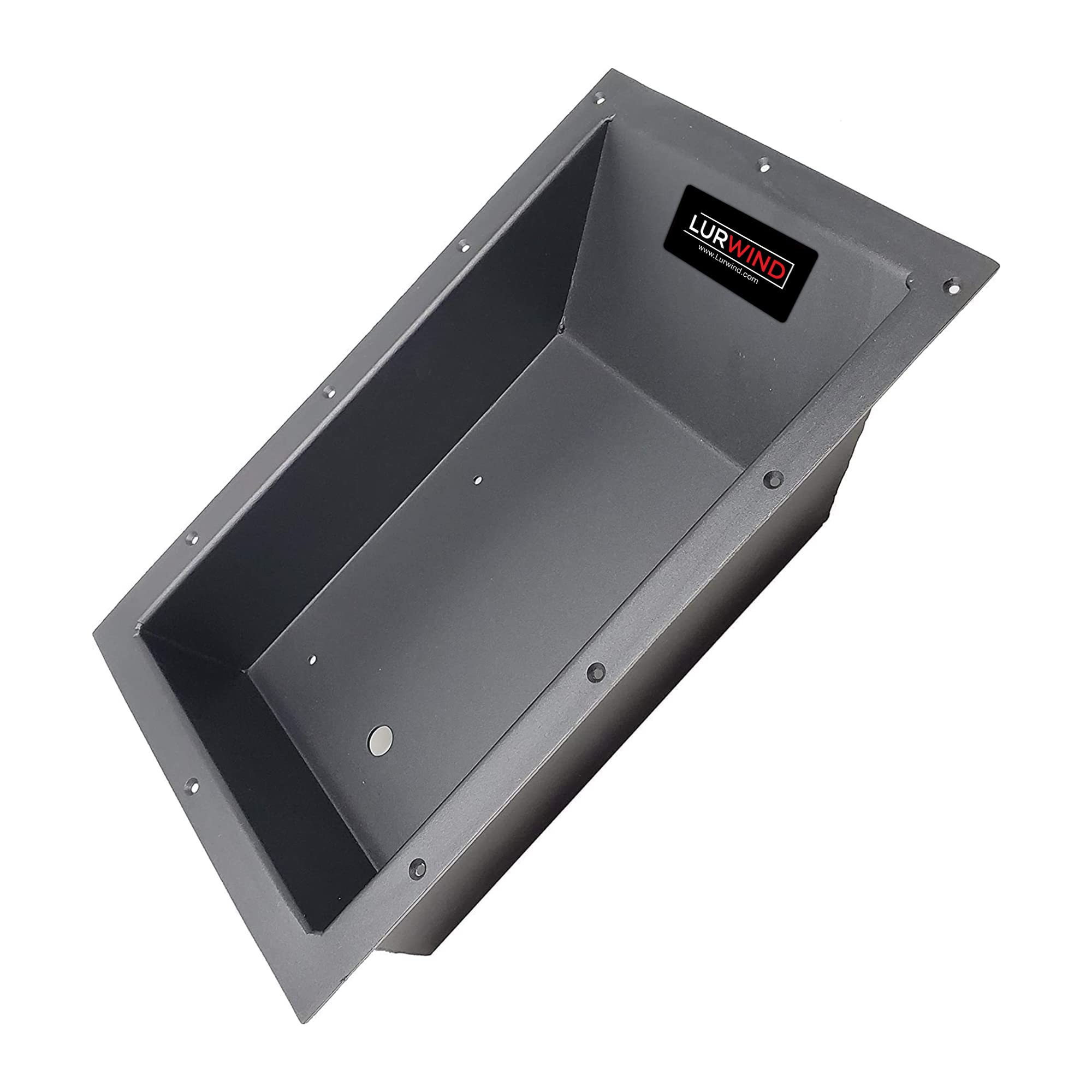 Lurwind Recessed Trolling Motor Pan - Aluminum Fishing Boat Accessory for Bass Boats & Small Watercraft | Durable Motor Tray for Smooth Fishing Trips & Marine Adventures