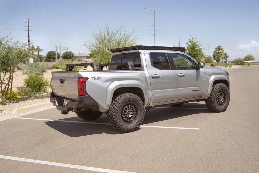 Rago Fabrication Universal Truck Bed Rack Crossbars - Heavy Duty Aluminum Roof Rack Crossmembers for Pickup Trucks | Perfect for Hauling Kayaks, Ladders & Cargo | Fits Most Truck Models