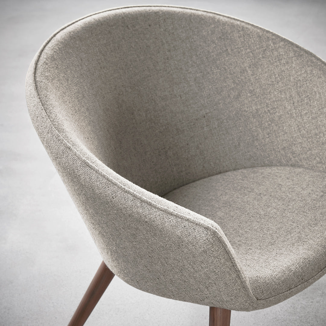 Comfortable Ditzel Lounge Chair - Upholstered Modern Accent Chair for Living Room, Bedroom & Office - Perfect for Relaxing and Reading