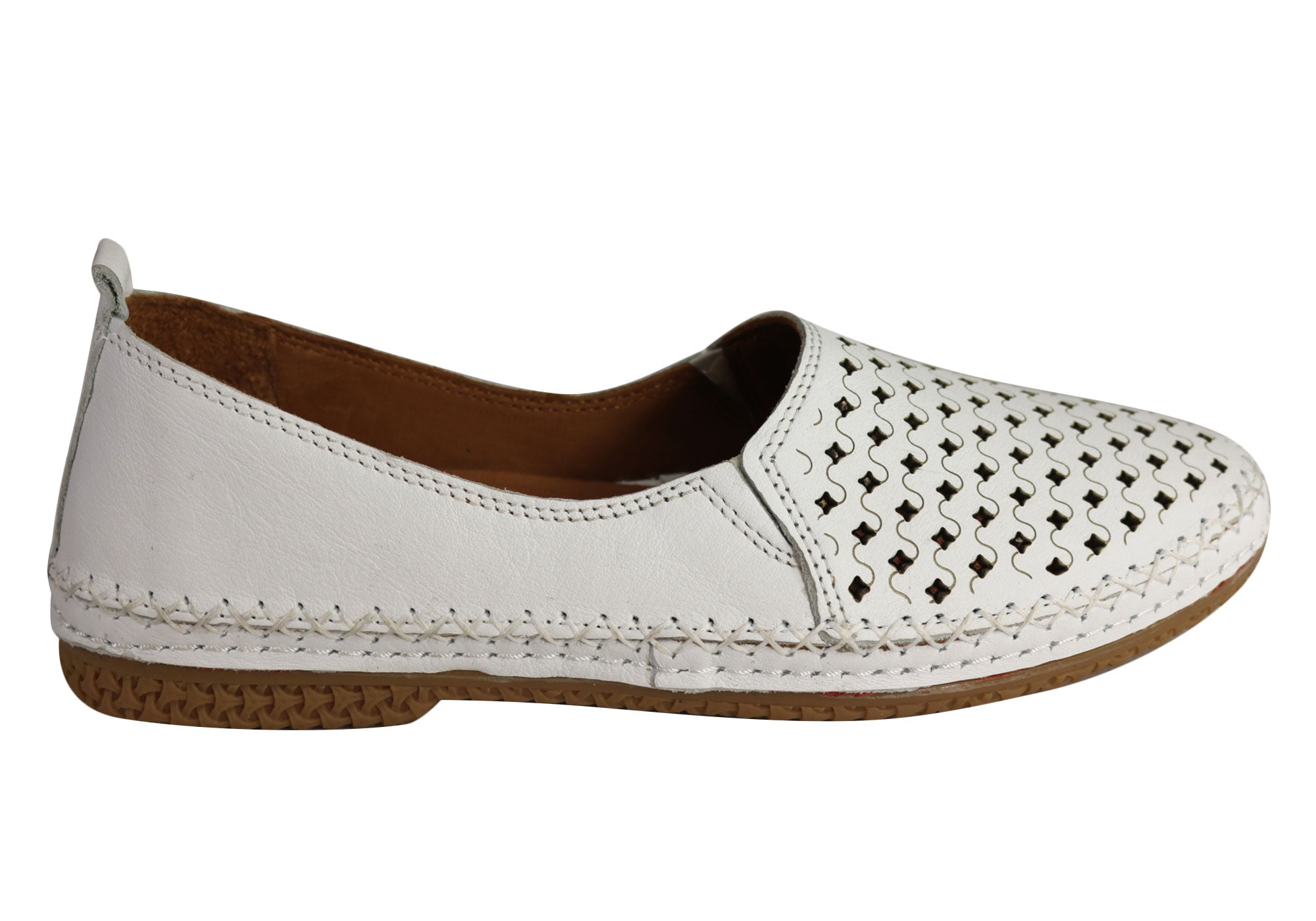 Orizonte Joy Women's Comfortable Soft Leather Flat Shoes - European Style Loafers for Casual Wear, Office & Walking