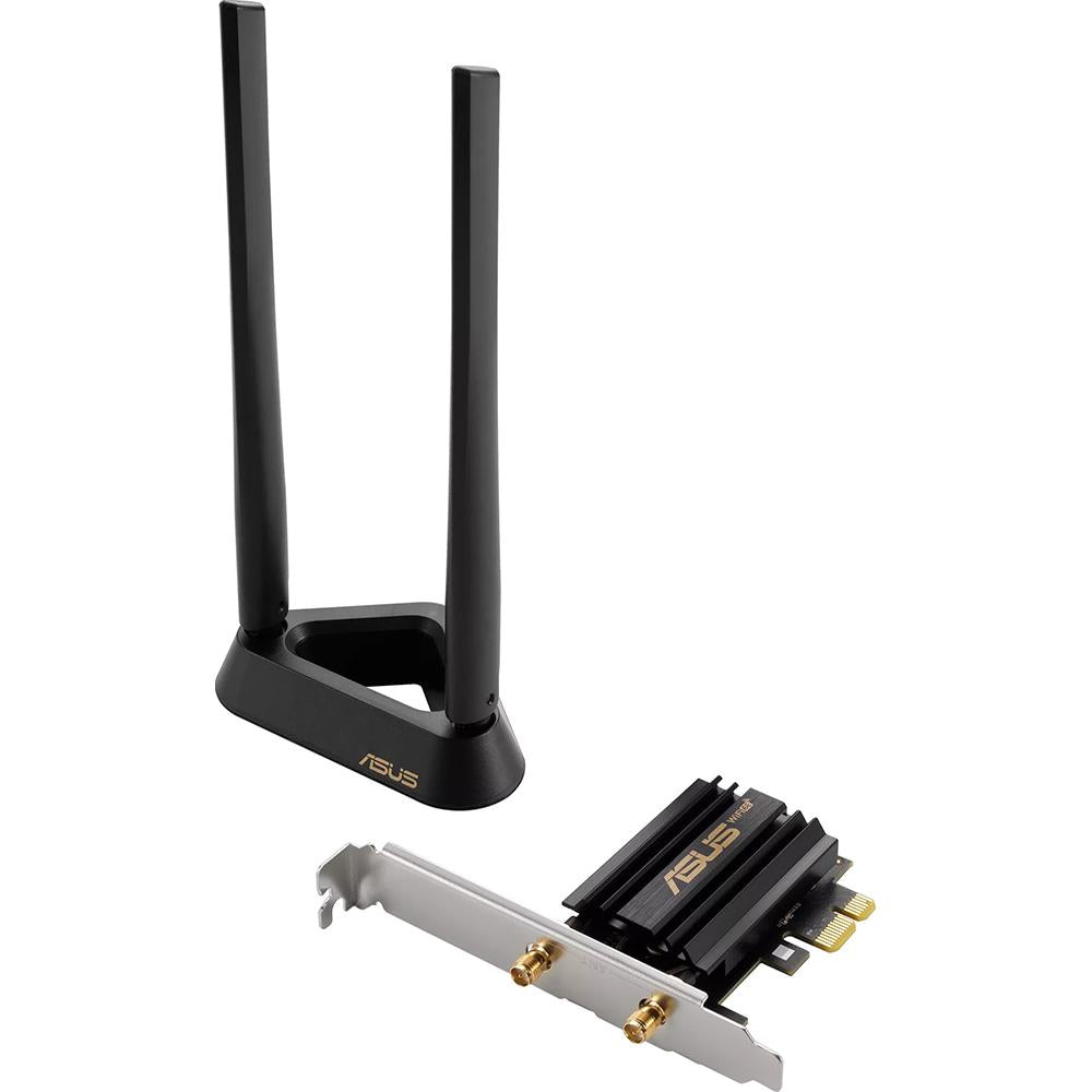 ASUS PCE-AXE58BT WiFi 6 PCIe Adapter Card - Dual Band 2.4GHz/5GHz, 802.11ax, Bluetooth 5.2, High-Speed Wireless Network Card for Gaming & Streaming PCs
