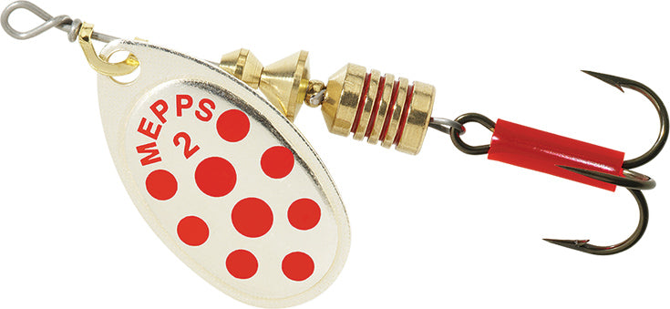 Aglia Spinner #2 Plain Treble - High-Quality Fishing Lure for Bass and Trout | Perfect for Freshwater and Saltwater Fishing