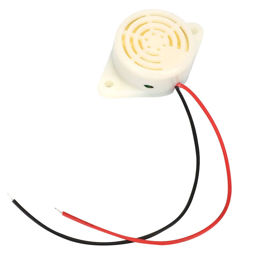 5PCS Electronic Alarm Buzzer with Wire - Loud Sound Alarm for Printer, Computer, Electronic Toys | DIY Projects, Security Systems & Home Automation