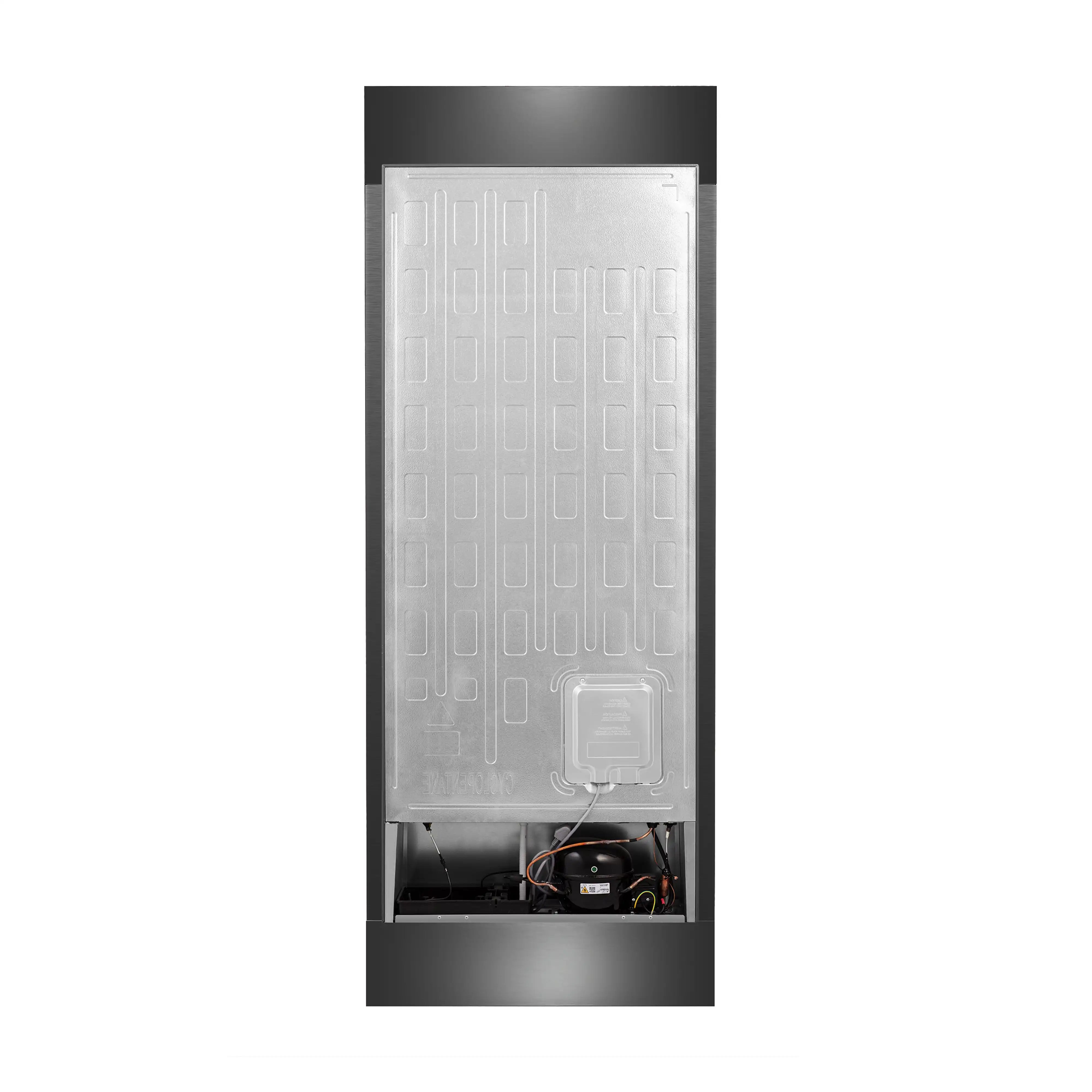 Forno Maderno 32 Inch 13.6 cu.ft. Left Swing Convertible Refrigerator Freezer - Built-In Stainless Steel with Decorative Grill Trim (FFFFD1722 32LS) - Perfect for Modern Kitchens, Open Concept Living Spaces & Home Bars