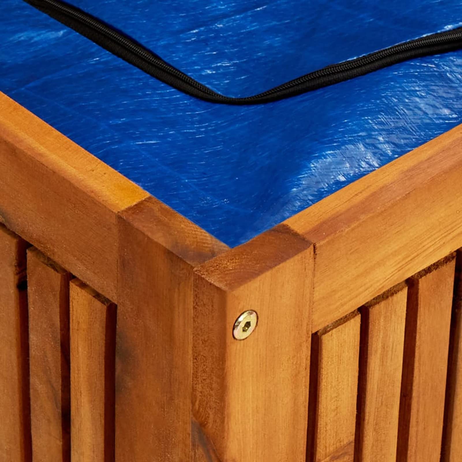Acacia Wood Outdoor Storage Box - 59