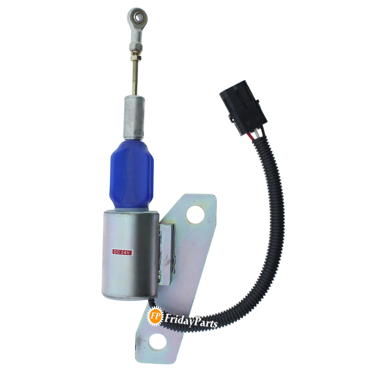 FridayParts 24V Shut Off Solenoid Valve 3967020 SA-5031-24 Compatible with Cummins Engines - Perfect for Diesel Truck, Marine and Industrial Equipment Repairs