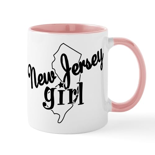 White/Pink Inside - New Jersey Girl Mug