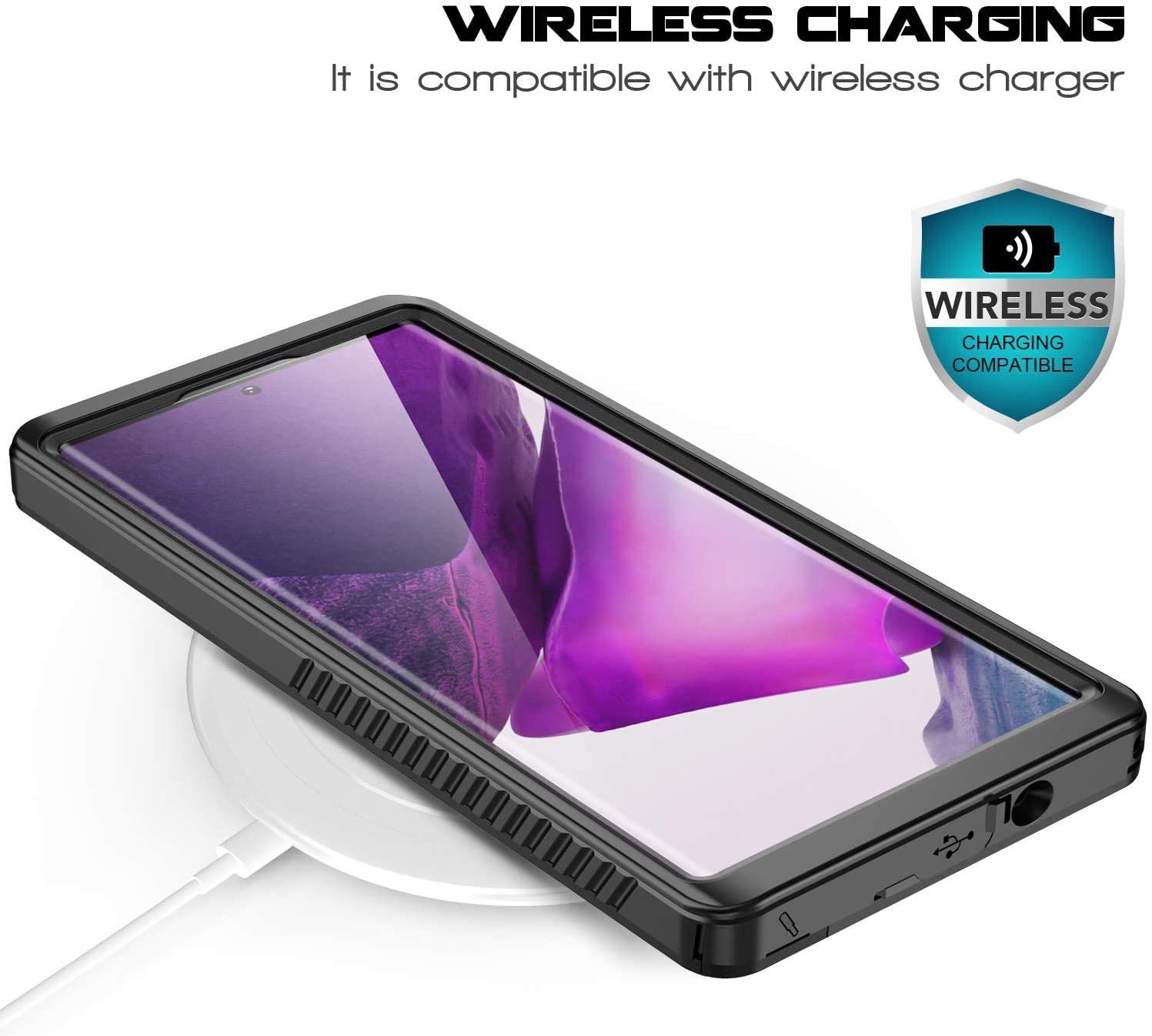 Samsung Galaxy Note 20 Ultra Waterproof Case - IP68 Certified Shockproof Protective Cover for Swimming, Snorkeling & Outdoor Activities