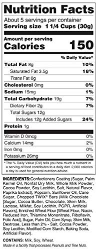 Twix Candy Coated Popcorn - 5.25oz Bags (Pack of 12) | Made with Real Twix Candy Pieces | Sweet & Crunchy Snack for Movie Nights, Parties & Office Treats