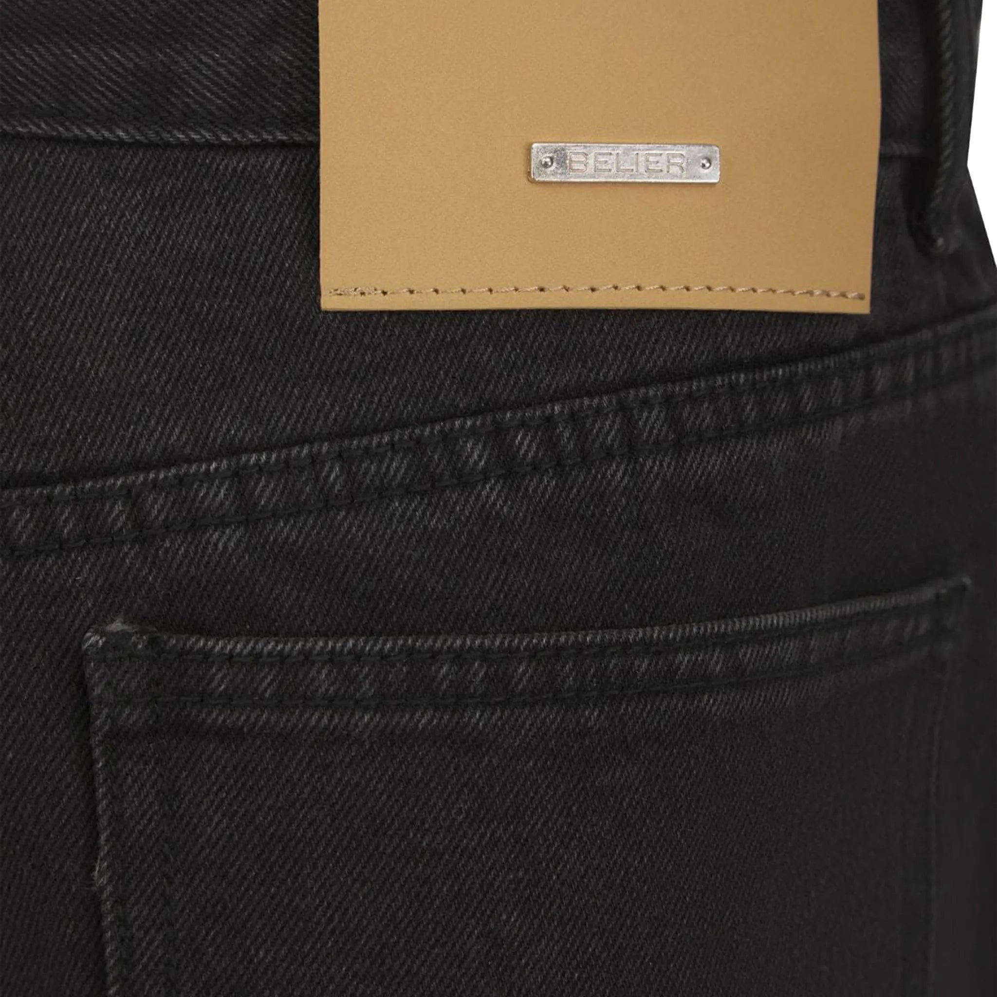 Belier Straight Leg Jeans for Women - Classic Washed Black Denim Pants | Comfortable & Stylish for Casual Wear, Office & Everyday Outfits