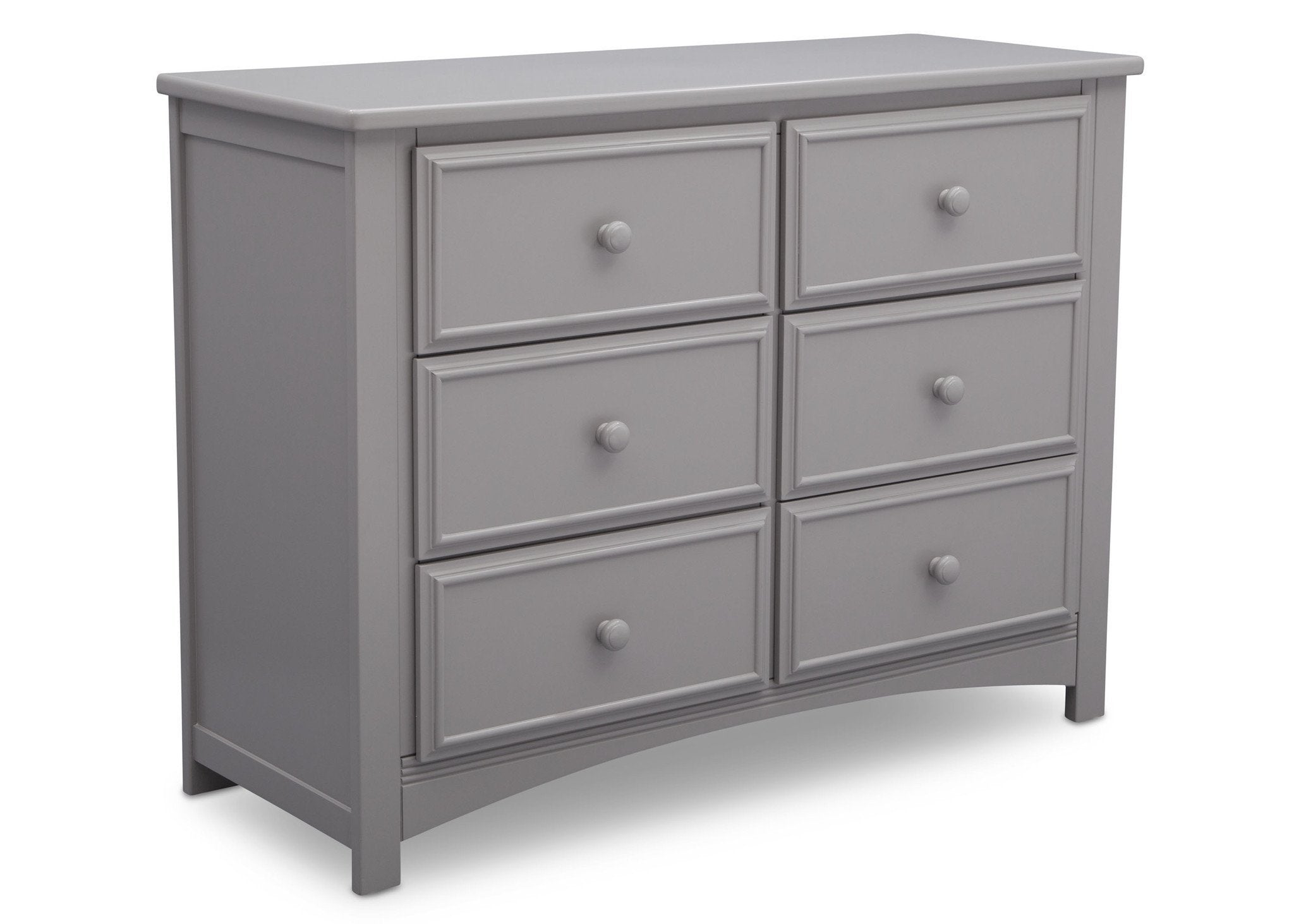Summit 6 Drawer Dresser - Modern Wooden Chest of Drawers for Bedroom Storage | Perfect for Organizing Clothes, Bedding & Accessories in Home, Dorm or Apartment