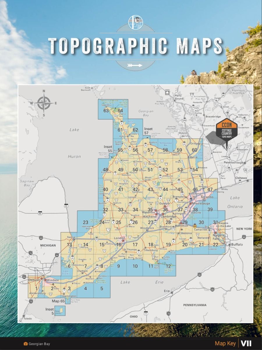 Backroad Mapbooks Southern Ontario - Detailed Road & Trail Maps for Hiking, Biking & Adventure Travel in Ontario, Canada