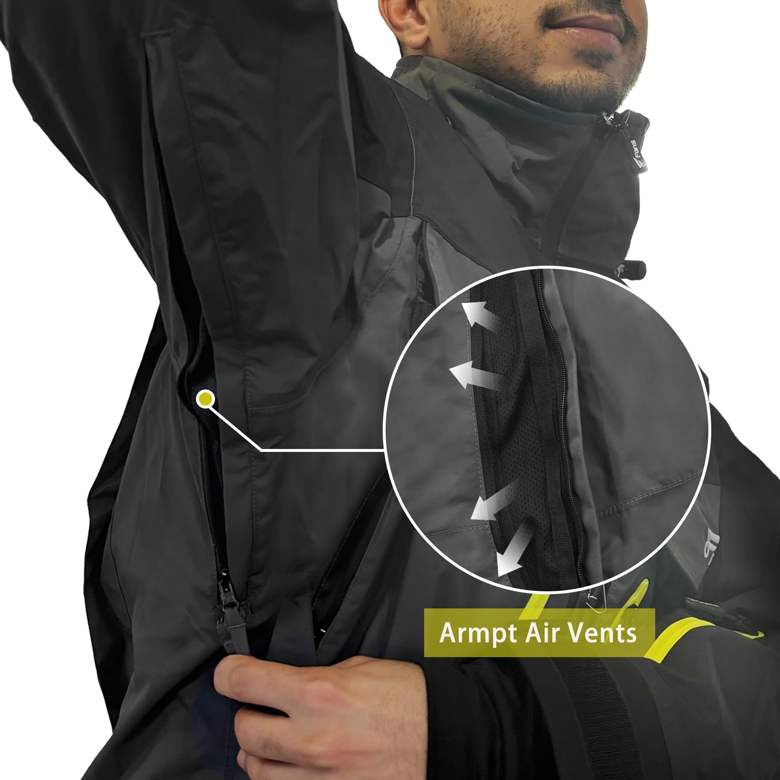 8 Pack Fishing Wading Jackets - Breathable Waterproof Rain Jackets for Men & Women - Ideal for Fly Fishing, Kayaking, and Outdoor Adventures