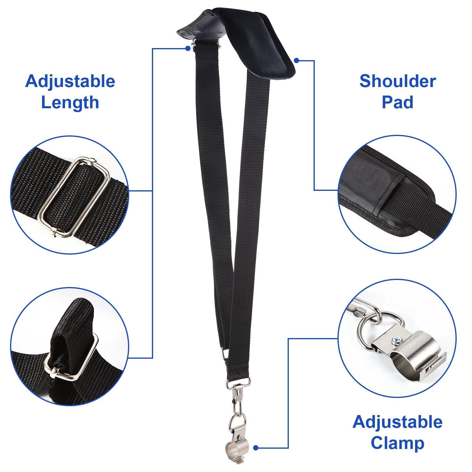 EGO 56V Universal Shoulder Strap for String Trimmers - AP1500 Comfortable Weed Eater Shoulder Harness, Compatible with Multi-Head System | Perfect for Lawn Care, Yard Maintenance & Landscaping Work