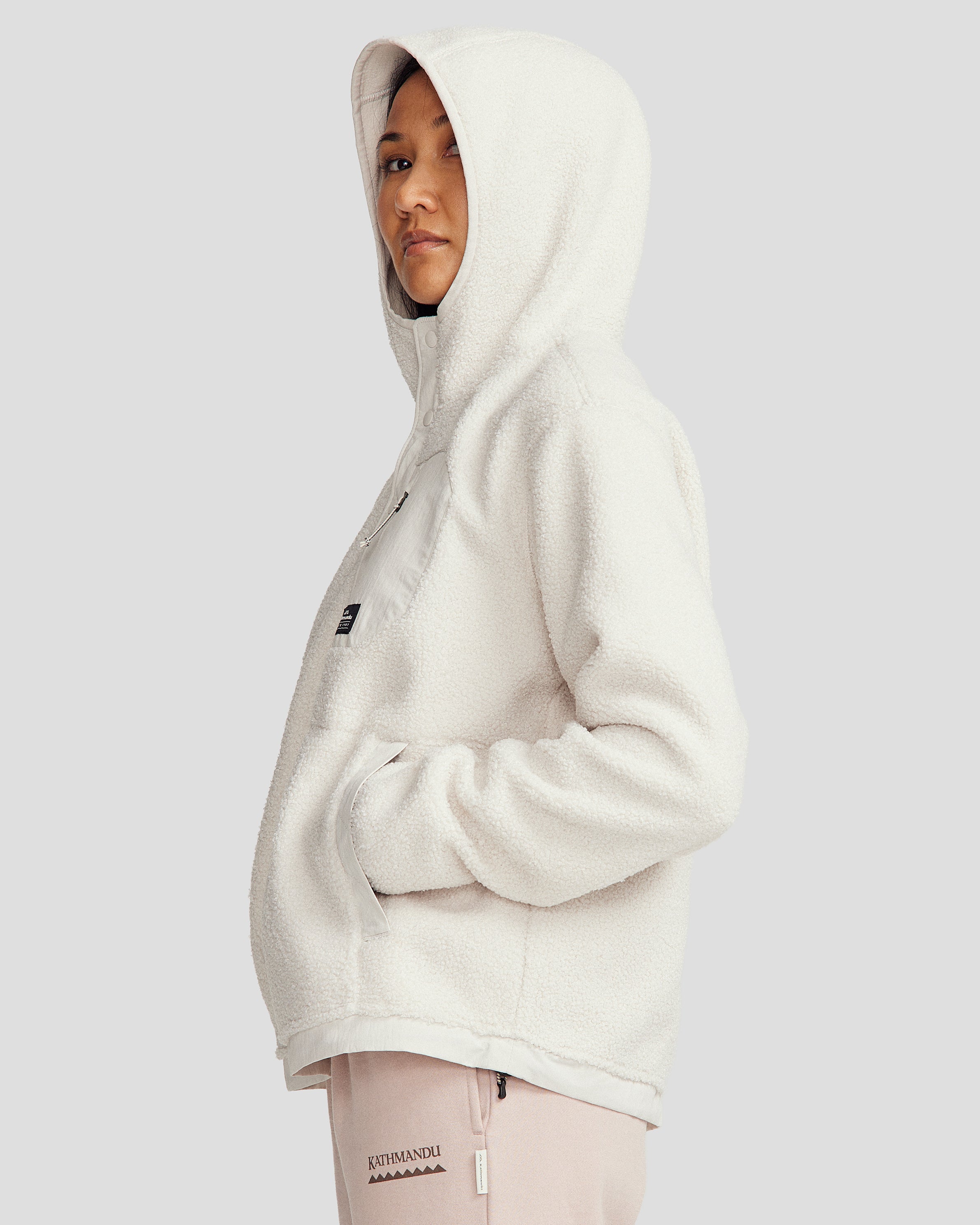 Women's Co Z High Pile Hooded Pullover v2 - Soft Fleece Hoodie for Winter Warmth - Perfect for Outdoor Activities & Casual Wear