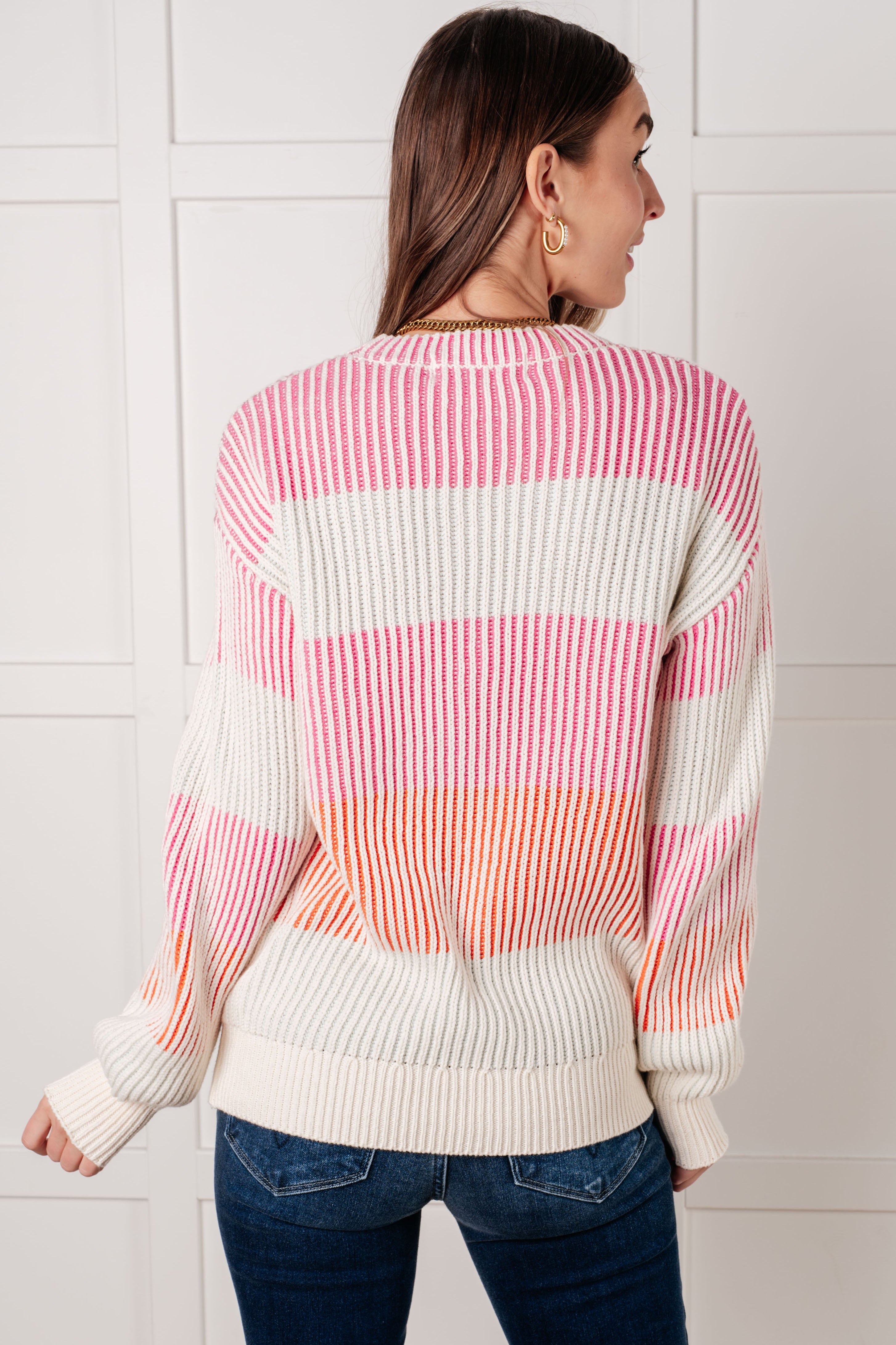 Matchmaker Striped Ribbed Top for Women - Trendy Casual & Layering Tops - Perfect for Everyday Wear, Office Outfits & Date Nights
